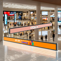 Offres Spéciales 23 35 pouces écran de barre LCD affichage publicitaire écran à bande personnalisé LED/LCD fabrication chaude Machine centre commercial signalisation numérique