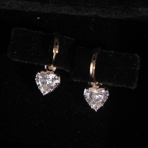 Elegantes Pendientes de Diamantes Cultivados en Laboratorio para Mujer, Plata, Oro de 10K, Oro de 14K, Oro de 18K, Joyería de Moda Elegante - Product Image 2