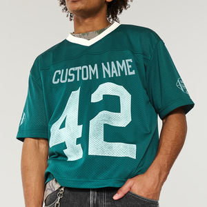 Custom Rugby <b>Football</b> Wear Rugby Jersey Shirt American <b>Football</b> Cropped Jersey Blank Sublimation American <b>Football</b> Uniforms - Product Image 2