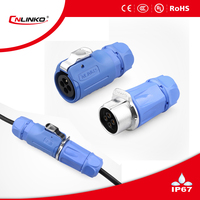 CNLINKO M20 전기 자전거 배터리 IP68 커넥터 자전거 빠른 분리형 IP68 방수 4핀 와이어 커넥터