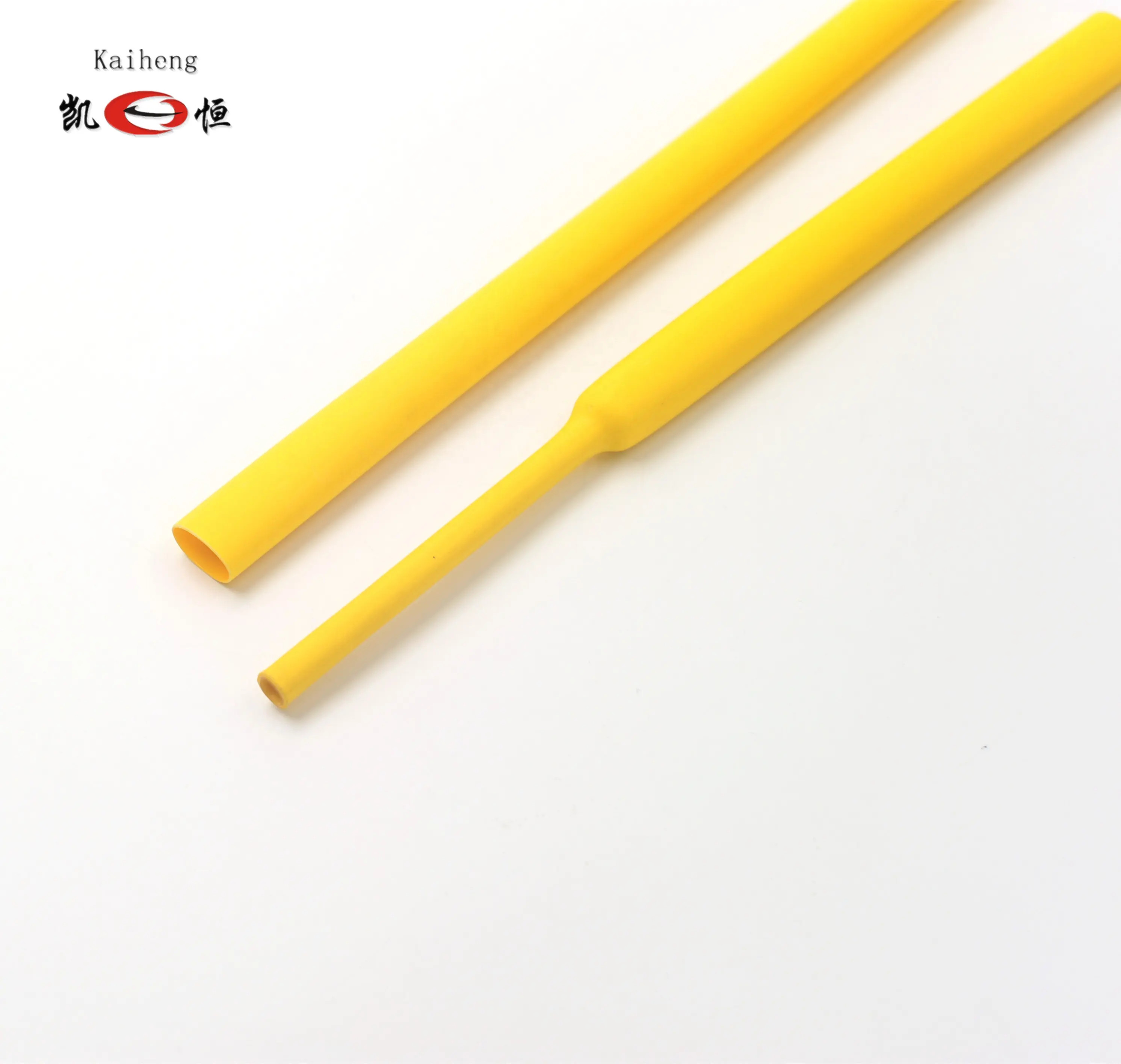 KOSOO 중국 도매 오렌지 열 수축 튜브 절연 와이어 더블 벽 유연한 높은 수축 비율 열 수축 튜브 접착제
