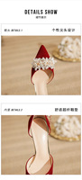 Vrouwen Hoge Hakken Pumps Dame Sexy Bruiloft Bruids Dunne Hoge Hakken Rood Solide Feest Prom Valentijn Kantoor Kwaliteit Prom Schoenen