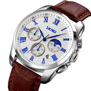 SKMEI 9260 New Arrive 남성 시계 가죽 브랜드 방수 시계 도매상 남성용 - Product Image 2