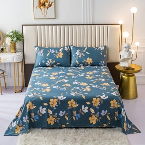 Offre Spéciale nouveau Style 100% coton ensemble de draps de lit <span class=keywords><strong>drap</strong></span> plat de haute qualité respirant et imprimé prix bon marché pour les enfants - Product Image 4