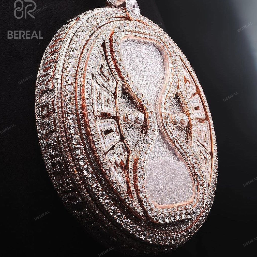 Moissanite de 3,5 pouces + S925