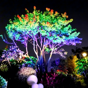 RGB Color Wash <b>Light</b> for Painting <b>Trees</b> with Rich Colors in Nighttime Landscape and Garden Lighting Projects - Product Image 1
