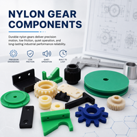 Engrenage droit en nylon usiné CNC, pièces personnalisées en plastique, plans et dessins techniques, composants d'ingénierie, fabricant de pièces cylindriques