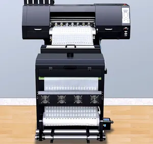 A1 60cm Dual XP600 Printhead uv DTF Inkjet Printing Roll Film Transfer Printer Machine A3 DTF Printer For T-shirt