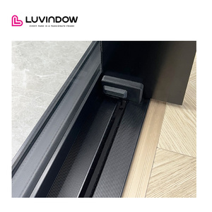 Porta Deslizante Ultra Fina de Alumínio à Prova de Vento para Quatro Estações com Máxima Economia de Energia para Villa de Luxo na América do Norte - Product Image 5