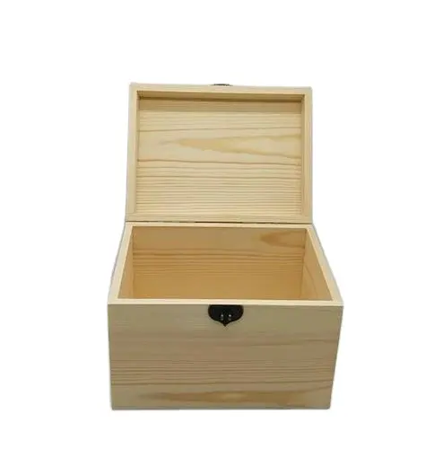 新しいカスタマイズされた松の刻まれた木箱自然な収納木箱刻まれた木箱