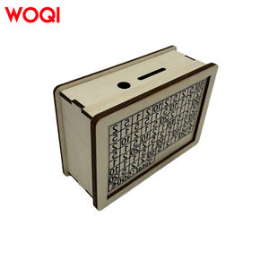 <span class=keywords><strong>Caja</strong></span> <span class=keywords><strong>de</strong></span> dinero <span class=keywords><strong>de</strong></span> madera reutilizable WOQI con objetivo <span class=keywords><strong>de</strong></span> dinero y números cruzados para organizar dinero y seguir el progreso - Product Image 6