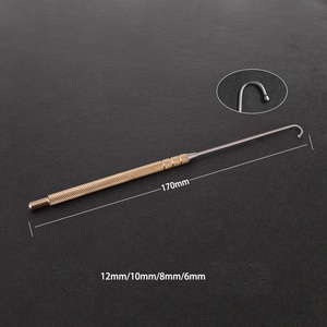 อุปกรณ์ผ่าตัดถอดไข่สำหรับแมว <span class=keywords><strong>Sinocare</strong></span> คุณภาพสูง รุ่น VET-18 แบบหัวกลมและหัวแบน - Product Image 2
