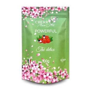 Resesalable Custom Powdered Green Tea Pouches Packaging <b>Food</b> Stand up Plastic <b>Bags</b> - Product Image 4