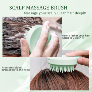 KOEC Biberiye Nane Deniz Tuzu Saç Derisi Peelingi Masaj Tarağı ile 2'si 1 Arada Saç Bakım Şampuanı Saç Derisi Temizleyici Saç Bakımı - Product Image 5