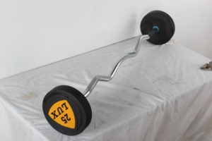 <span class=keywords><strong>BFT</strong></span> GuangZhou Prix usine promotionnel Barre de musculation personnalisée à courbure fixe et droite en caoutchouc et acier, Accessoires de gym - Product Image 5