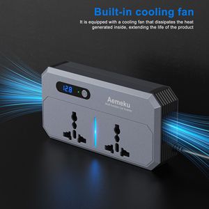 Adaptateur onduleur de puissance pour <span class=keywords><strong>camping</strong></span> extérieur 200W, <span class=keywords><strong>chargeur</strong></span> de batterie de véhicule, onduleur intelligent <span class=keywords><strong>12V</strong></span> 24V <span class=keywords><strong>DC</strong></span> vers AC 220V pour voiture - Product Image 5