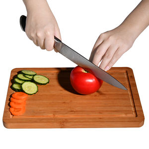 Tabla de cortar de forma personalizada, utensilios de cocina de bambú finos portátiles, juego de tablas para cortar queso y carne, bloque de cortar - Product Image 1