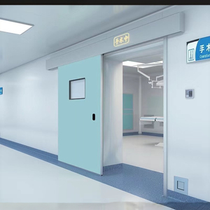 Fabricante de China, sala limpia hermética de Hospital de alta calidad, <span class=keywords><strong>puerta</strong></span> corredera automática <span class=keywords><strong>con</strong></span> interruptor de pie, sensor sin contacto - Product Image 2