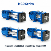 Machine de traction d'ascenseur sans engrenages MGD100K3 MGD100K4 MGD100K6 MGD120 Moteur synchrone à aimant permanent pour ascenseur