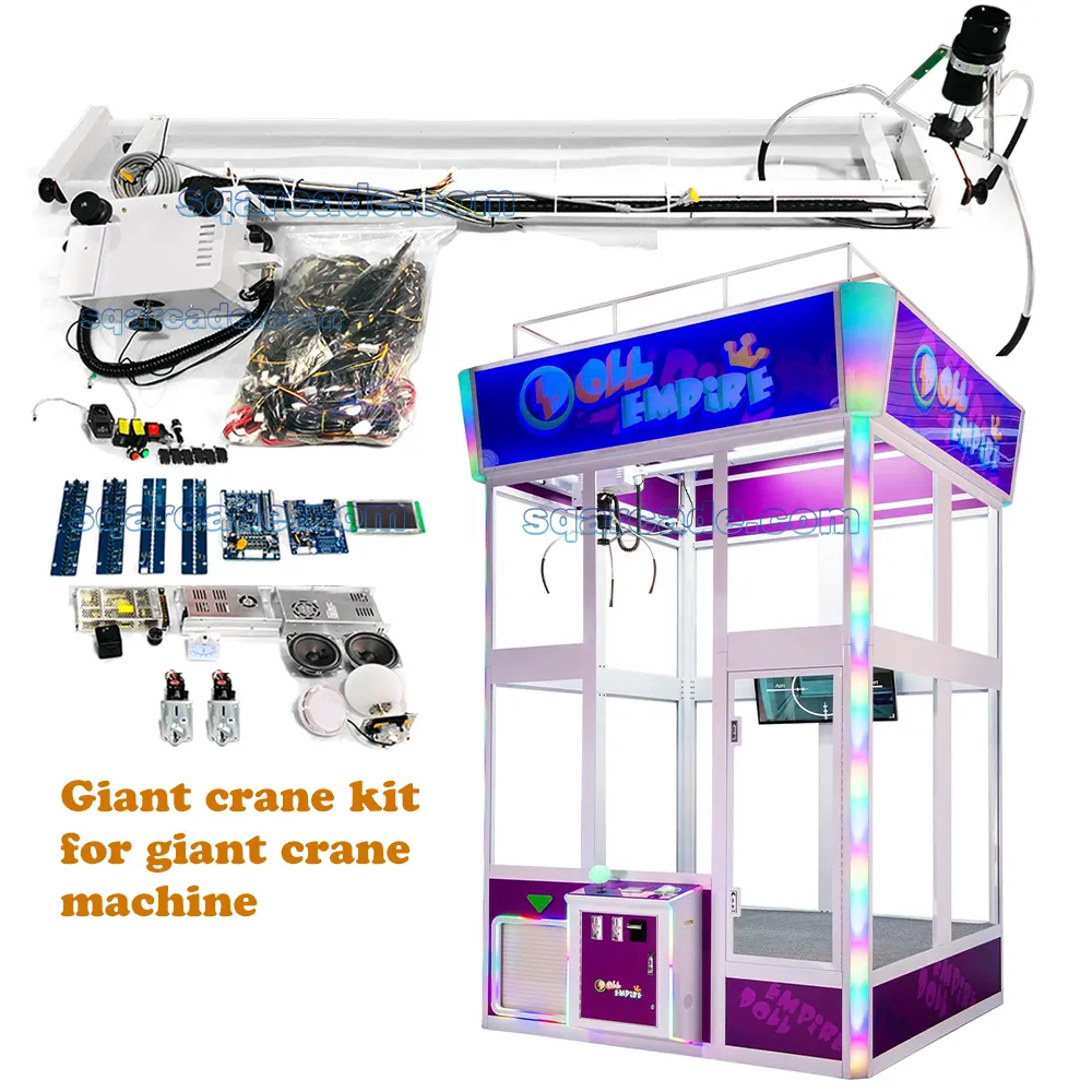 Arcade Large Claw Machine Toys Diy Kit Players Giant Claw Crane Machine Part/human Claw Machine/ Kids Claw Machine Game For Sale