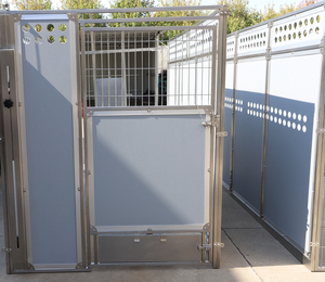 Luxury Full Bank Stackable Veterinary Stainless Steel <strong>Dog</strong> <strong>Kennels</strong> Metal <strong>Dog</strong> Cages - Product Image 2