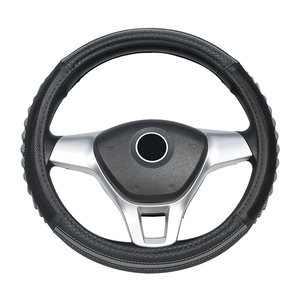 غطاء عجلة قيادة السيارة الفاخر رباعي الأذرع من ألياف الكربون المضاد للانزلاق - Product Image 5