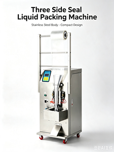 Máquina de Envasado Continuo Vertical Automática para Llenado, Sellado y Corte de Miel, Jugo de Frutas, Detergente Líquido y Otros Productos Líquidos de Grado Alimenticio - Product Image 1
