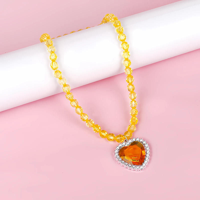 Goose yellow princess necklace