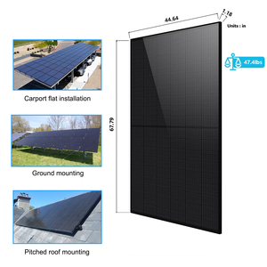 Panel Solar Bifacial Sunplus de 445W, Totalmente Negro, de Media Celda, para Paneles Solares de Doble Vidrio con 22.3% de Eficiencia para Uso Residencial, Stock en EE. UU. - Product Image 3