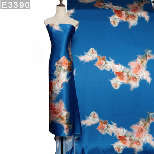 Vải lụa tơ tằm tự nhiên 100% khổ 19MM, in họa tiết kỹ thuật số, bán buôn, dùng may quần áo, vỏ gối - Product Image 2