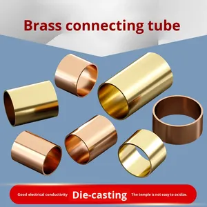 <span class=keywords><strong>Brass</strong></span>/đồng đồng tay áo nối ống đồng Hoop Đồng ỐNg Lót rỗng ống đồng cho tự làm đục & dao xử lý - Product Image 1
