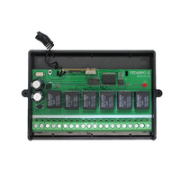 YET406PC-X 6CH 12/24V DC Récepteur de télécommande Récepteur de porte de garage Télécommande avec 2 émetteurs