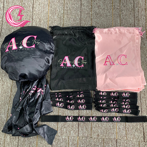 CLJhair Free Design Packaging Small <strong>Drawstring</strong> Logo Gift <strong>Bags</strong> for Hair Bundles Clothing Accessories - Product Image 6