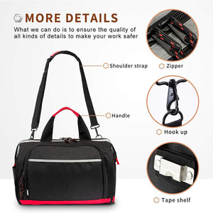 Borsa Porta Attrezzi Multifunzionale Personalizzata Bestseller in Tessuto Oxford Ispessito 210T con Fodera per Organizzare Utensili e Ferramenta - Product Image 6