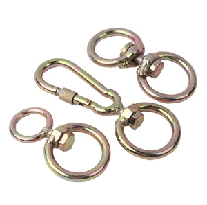 Set 20 Moschettoni Girevoli In Acciaio Inox Con Portachiavi, 3,2 Cm, Per Cani, Borse, Catene E Artigianato, Con Sacchetto Di Velluto