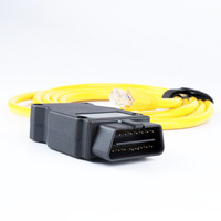 Cable de Repuesto para Codificación OBD2 ENet de la Serie F de BMW, Adaptador Ethernet RJ45 a J1962 OBDII de 16 Pines Macho, Cable de Diagnóstico