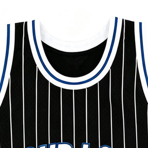 Camiseta de Baloncesto Personalizada Healy con Rayas Blancas y Negras, Impresión Sublimada, Absorbe la Humedad, Unisex, Adulto, Número 1 - Product Image 3