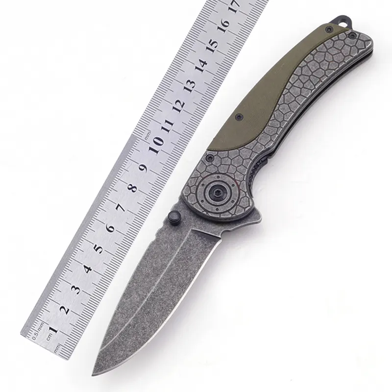 Stainless steel Camping Hunting Folding Pocket Knife