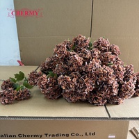 DC325 Meilleures ventes : Hortensia artificiel à toucher réel, 3 têtes, tige unique, pour arrangements floraux d'automne et de mariage, vente en gros