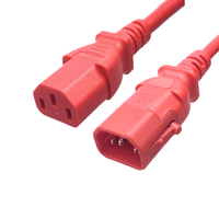 Câble d'alimentation verrouillable homologué UL IEC 320 C13 à C14 18AWG pour PDU GPU Serveur Rack - HENG-WELL