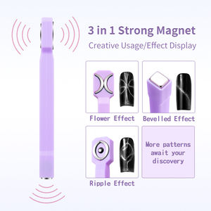 New Design Multi <strong>Function</strong> <strong>Manicure</strong> <strong>Tools</strong> 3 in 1 Cat Eye Gel Polish Magnet 3D Cat Eye Nail Magnet - Product Image 4