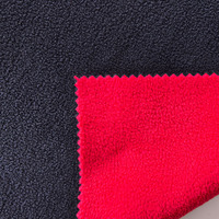 Nouveau produit Polaire polaire double face brossé 100% polyester Tissu polaire pour sweats à capuche, couvertures