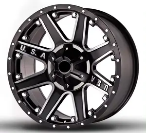 Rodas off road de 17 18 20 polegadas, design multi-raios, 6x139.7 profundamente côncavas, 4x4, rodas forjadas para SUV e captador 5x127 6x139.7 20 polegadas ri