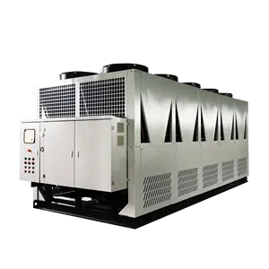 Sistema de resfriadores de água de parafuso refrigerado a ar industrial de venda quente