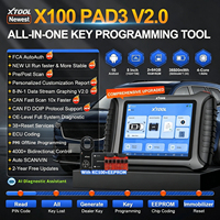 XTOOL X100 PAD3 Lettore di Codici per Programmazione Chiavi Auto, Strumento di Scansione con Controllo Bidirezionale, Scanner Diagnostico OBD2 per Auto con KC100