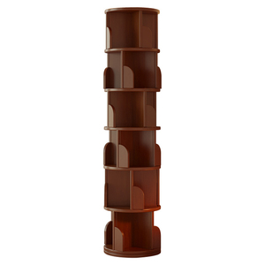 Librería Giratoria Moderna de Madera para Sala de Estar con Armarios y Gabinetes para Estudiantes y Niños, Uso Escolar y Doméstico - Product Image 5