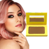 Palette de poudres de contouring à haute pigmentation, produit de maquillage, fait main, OEM, privée, étanche, mat, couleur bonbon