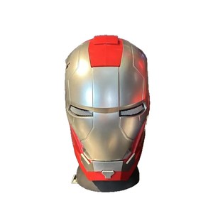 <span class=keywords><strong>Casco</strong></span> de <span class=keywords><strong>Iron</strong></span> <span class=keywords><strong>Man</strong></span> <span class=keywords><strong>MK5</strong></span> con Interacción por Voz de Jarvis, Iluminación, Apertura/Cierre Manual, de Plástico, para Cosplay Infantil - Product Image 5