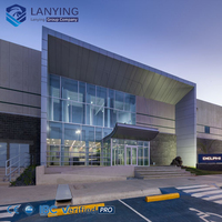 Edificio de Estructura de Acero para Almacén de Metal Personalizado con Superficie Galvanizada en Caliente y Puertas de PVC/Aleación de Aluminio para Uso en Talleres