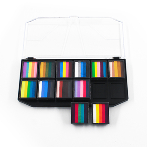 Paleta <span class=keywords><strong>de</strong></span> maquillaje para fiesta, juego <span class=keywords><strong>de</strong></span> <span class=keywords><strong>payaso</strong></span>, pintura facial, cuerpo <span class=keywords><strong>pintado</strong></span>, neón, precio <span class=keywords><strong>de</strong></span> fábrica, OEM - Product Image 2